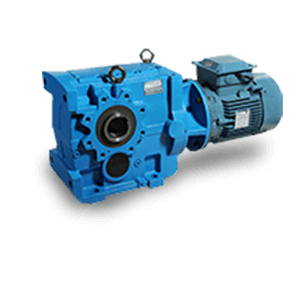 bevel helical geared motor in India